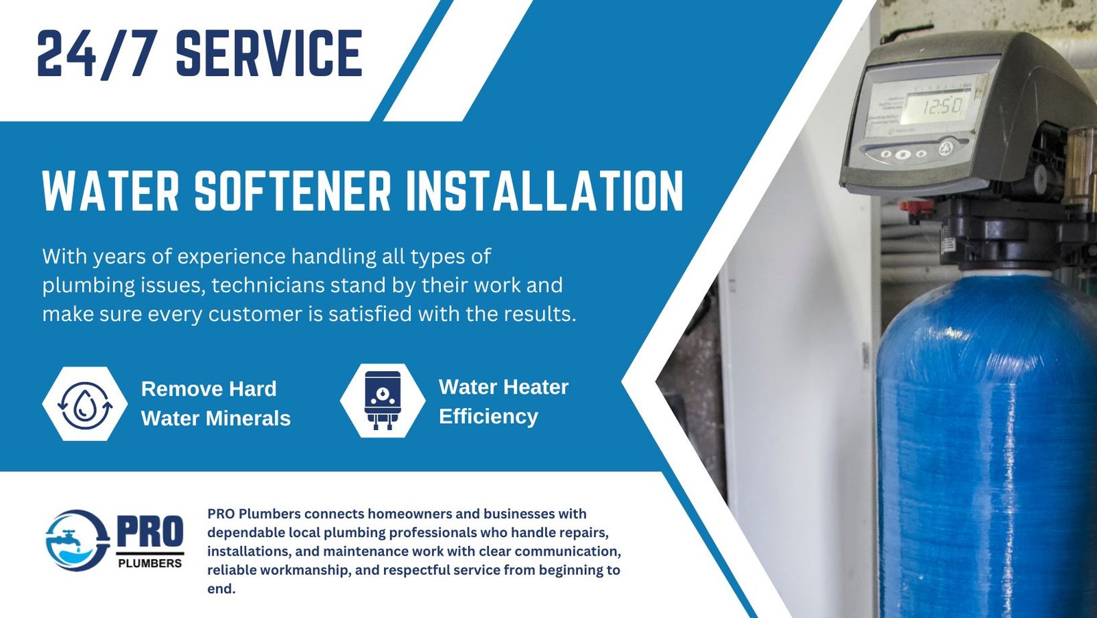 Water softener installation in Pflugerville, TX