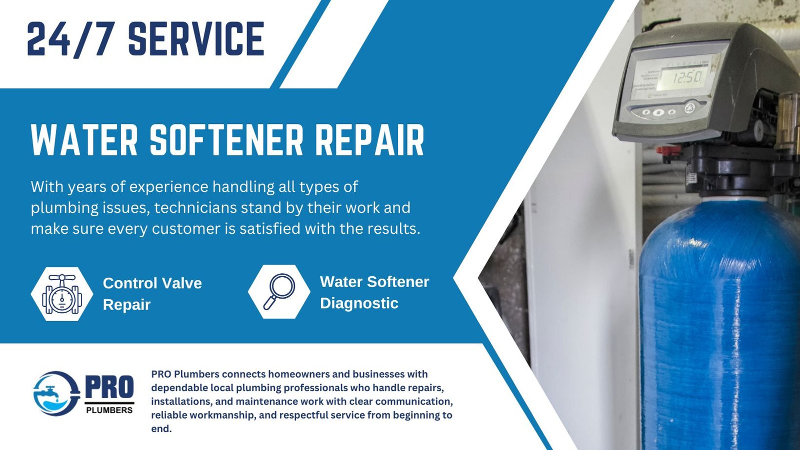 Water softener repair in Pflugerville, TX